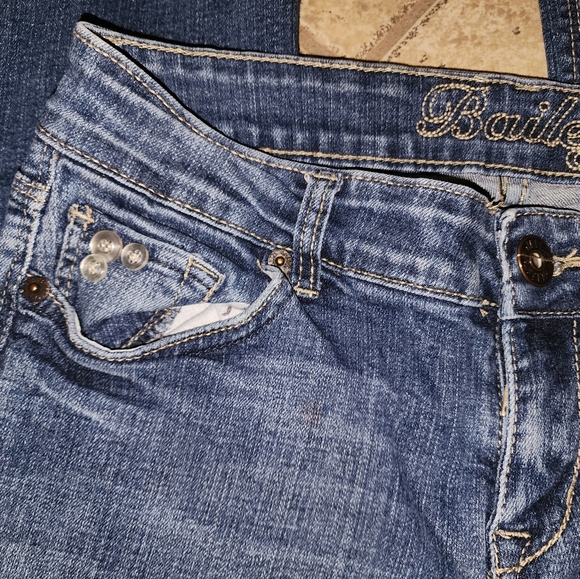 Y2K dELiA*s 'Bailey' Fit Embelished Pockets Bootcut Jeans, Sz: 7 - Picture 12 of 13